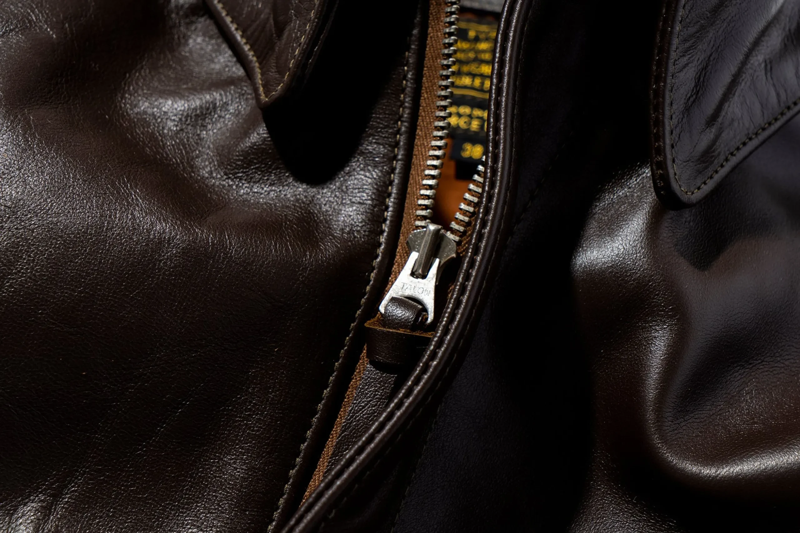 Leather-The Real McCoy's Type A-2 Rough Wear Clothing Co. 051 Seal Brown