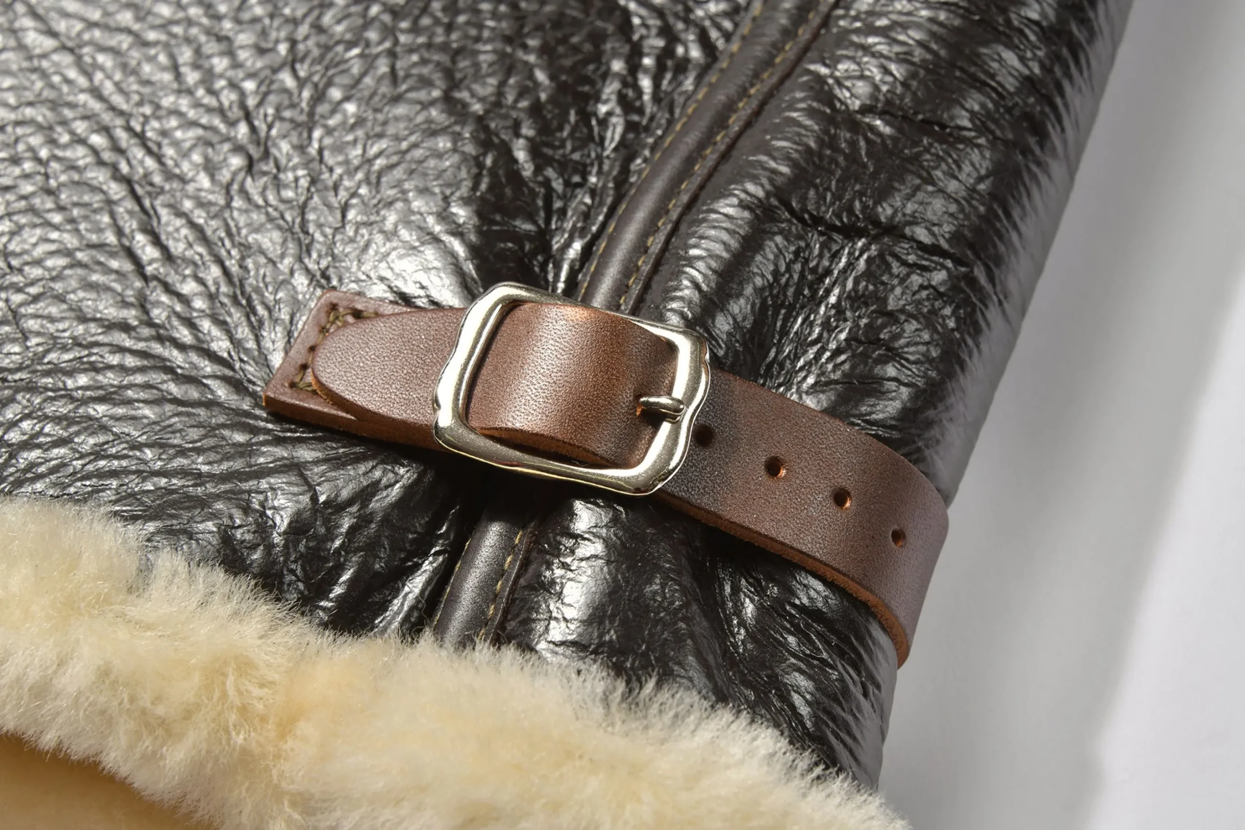 Leather-The Real McCoy's Type B-6 Real Mccoy Mfg.Co 051 Seal Brown