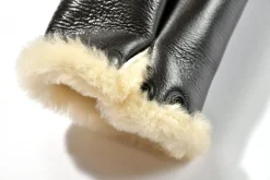 Leather-The Real McCoy's Type B-6 Real Mccoy Mfg.Co 051 Seal Brown
