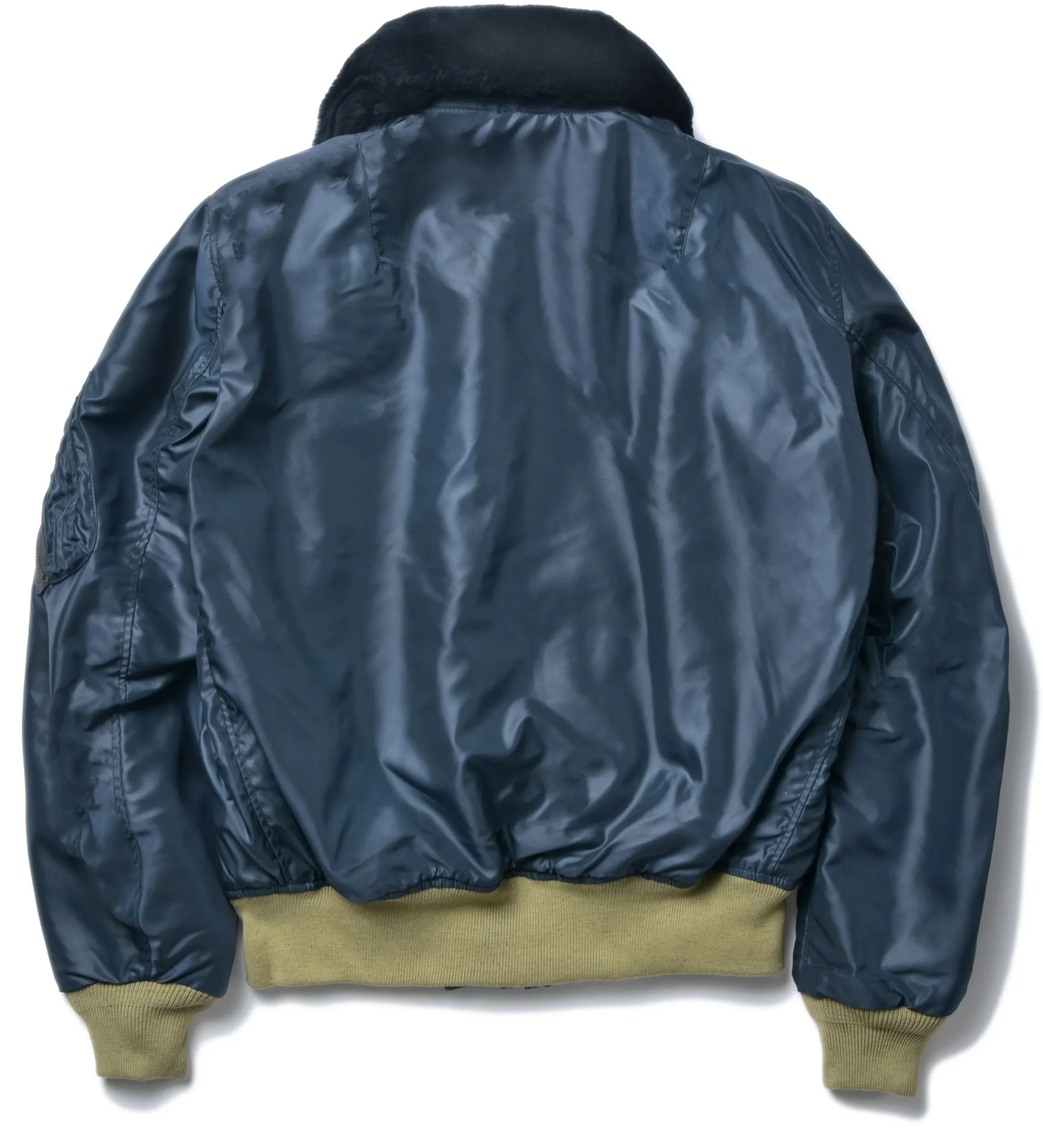 Military-The Real McCoy's Type B-15C Real Mccoy Mfg. Co. / Green Ribbing 140 Navy