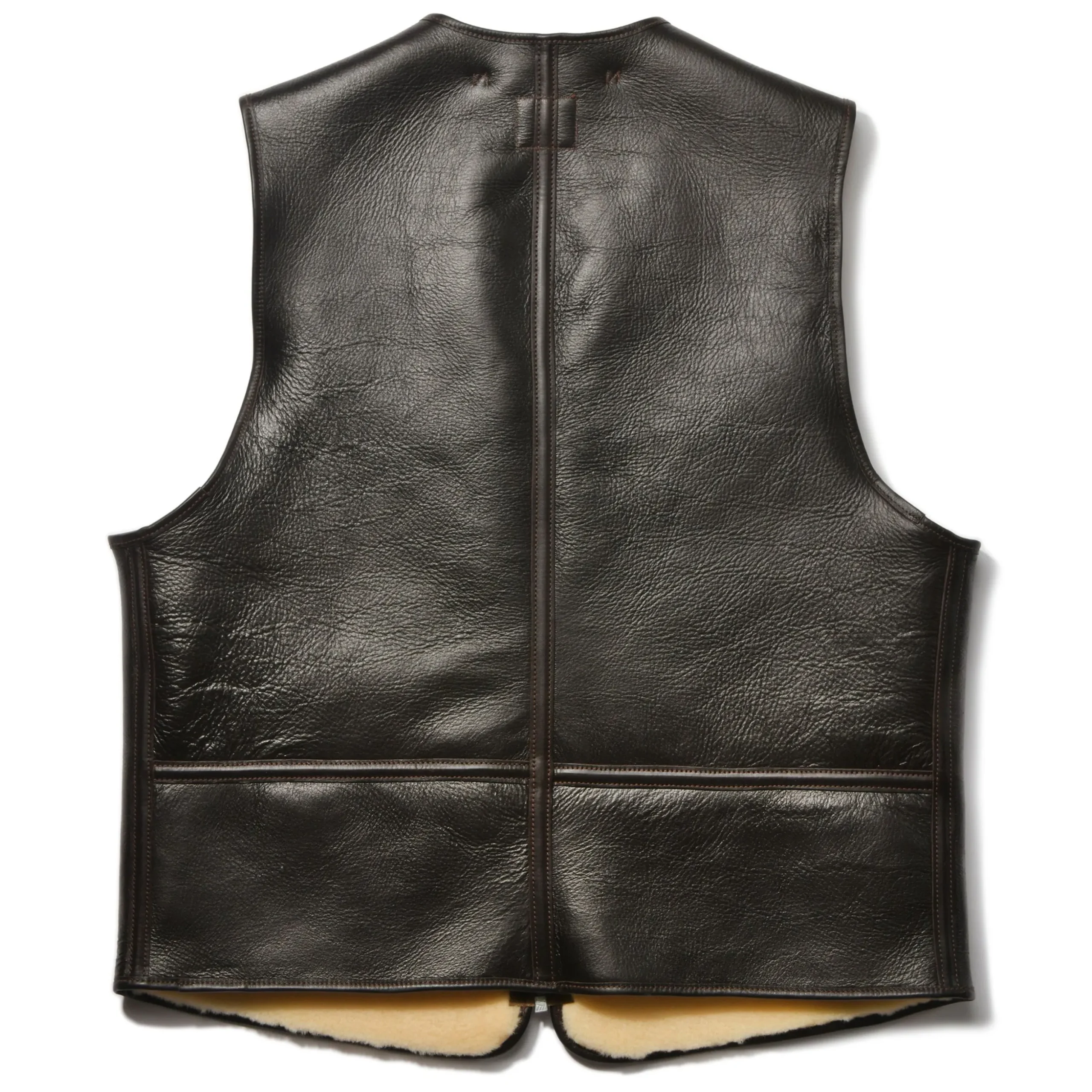 Vests-The Real McCoy's Type C-3 Vest Real Mccoy Mfg.Co. 051 Seal Brown