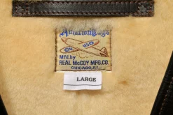 Vests-The Real McCoy's Type C-3 Vest Real Mccoy Mfg.Co. 051 Seal Brown
