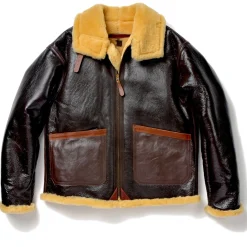 Leather-The Real McCoy's Type D-1 / Patch Pocket Modify Seal\Nbrown