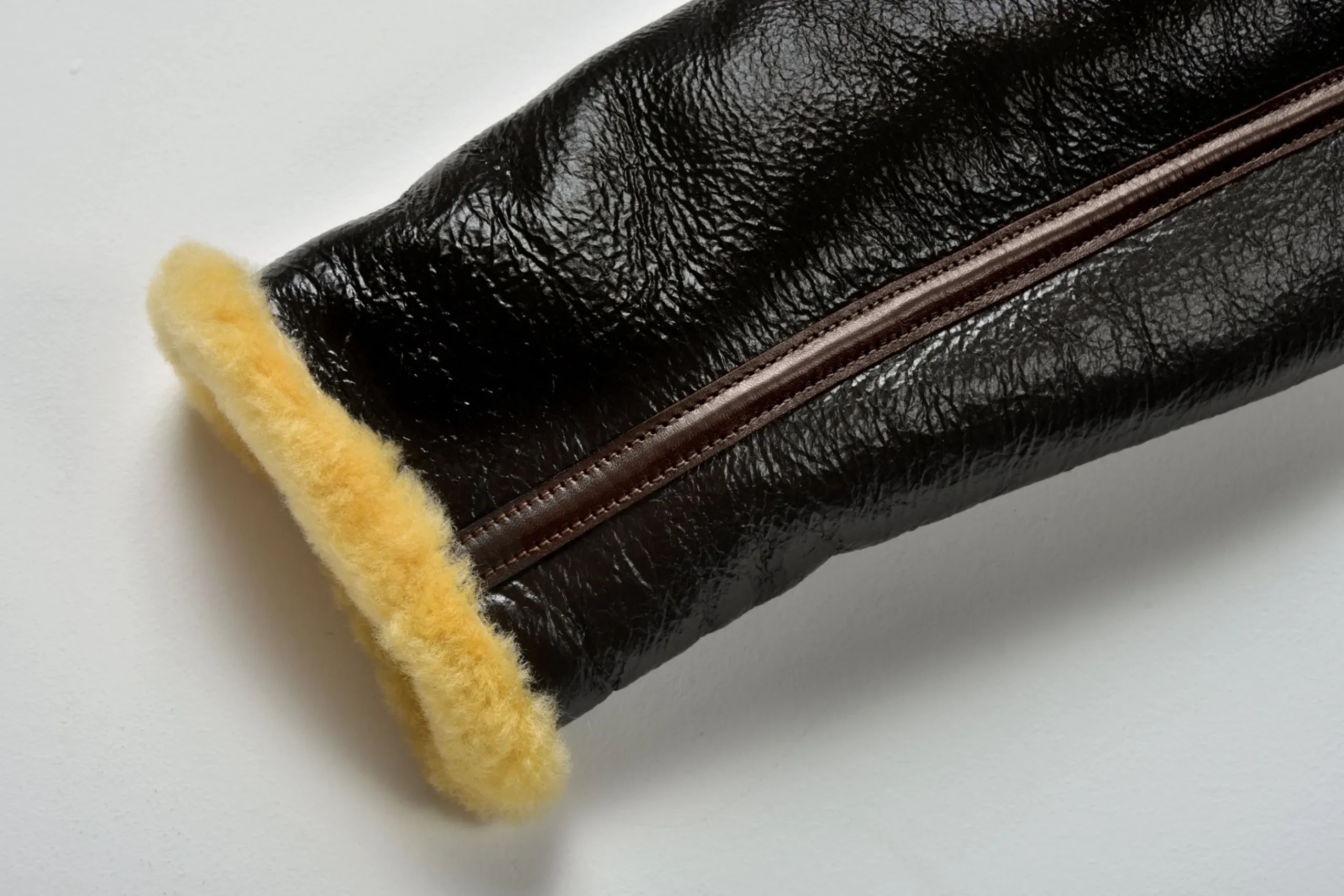 Leather-The Real McCoy's Type D-1 / Patch Pocket Modify Seal\Nbrown