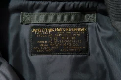 Military-The Real McCoy's Type Ma-1 / Laosian Highway Patrol Olive