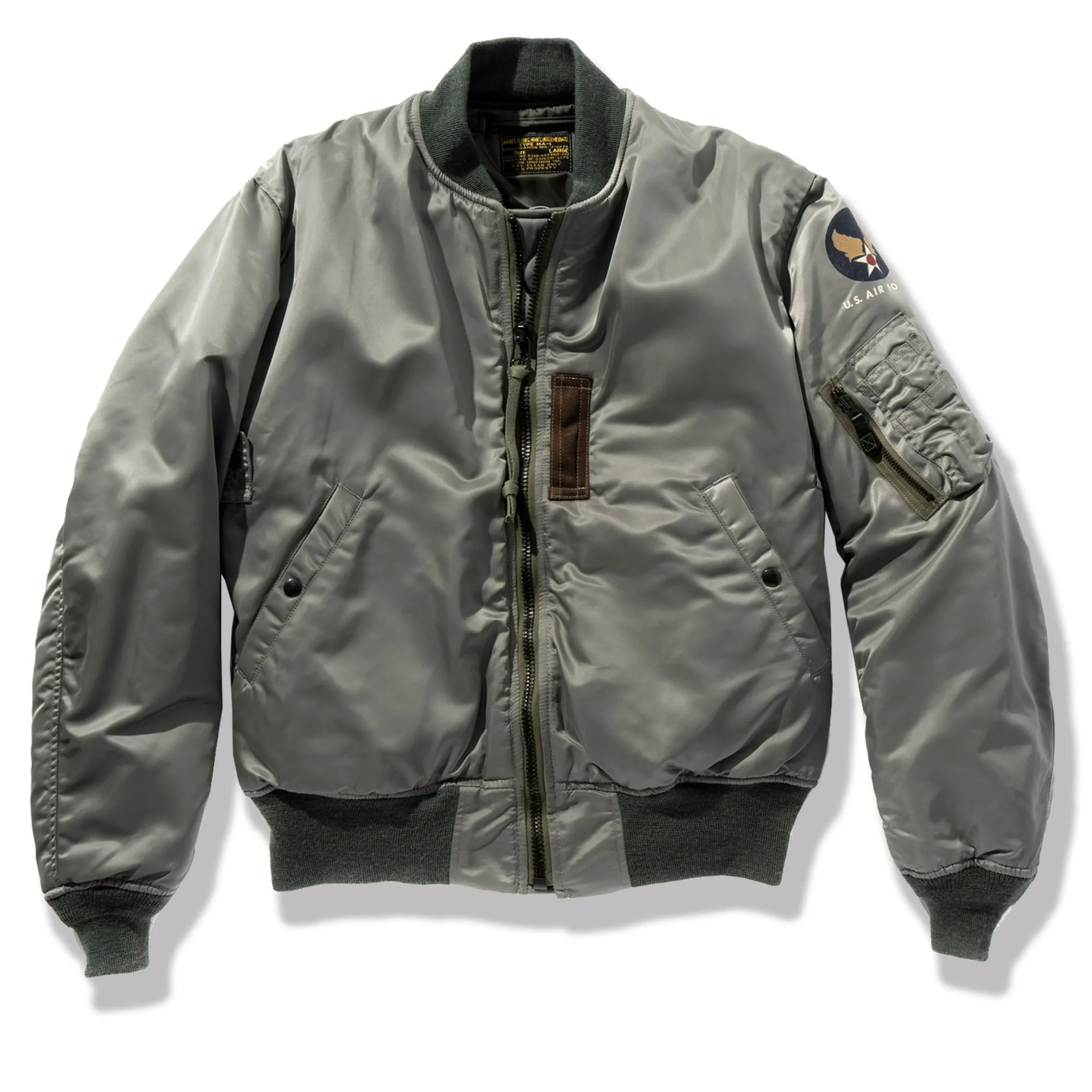 Military-The Real McCoy's Type Ma-1 Lion Uniform Inc. (Decal) Grey