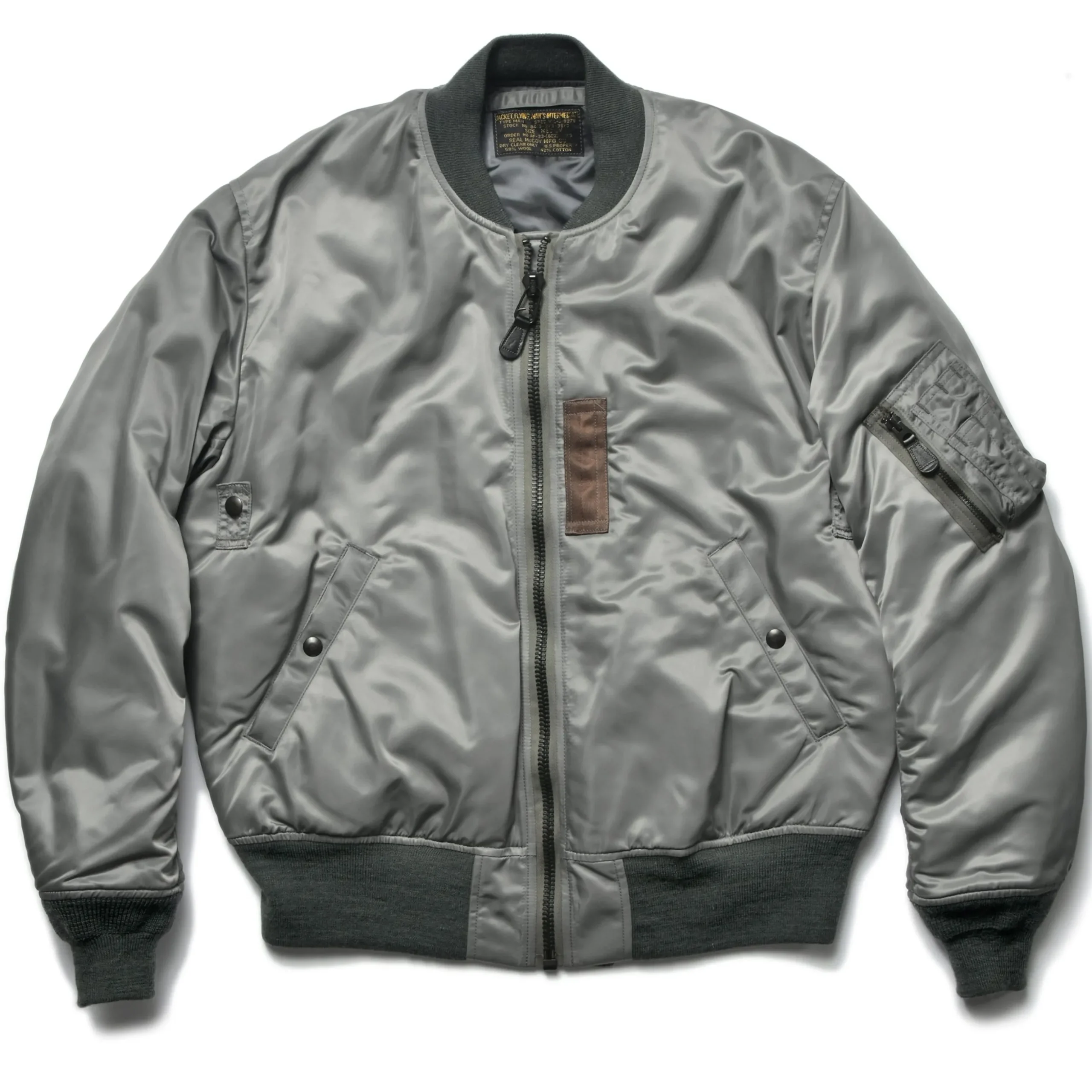 Military-The Real McCoy's Type Ma-1 Real Mccoy Mfg. Co. 027 Silver Gray