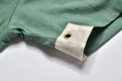 T-Shirts-The Real McCoy's Undershirts, Cotton, Summer / Combat Battalion 160 Green
