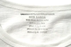 T-Shirts-Joe McCoy Undershirts, Cotton, Summer 010 White