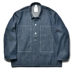 Military-The Real McCoy's Uniform, Work, Blue Denim 141 Indigo