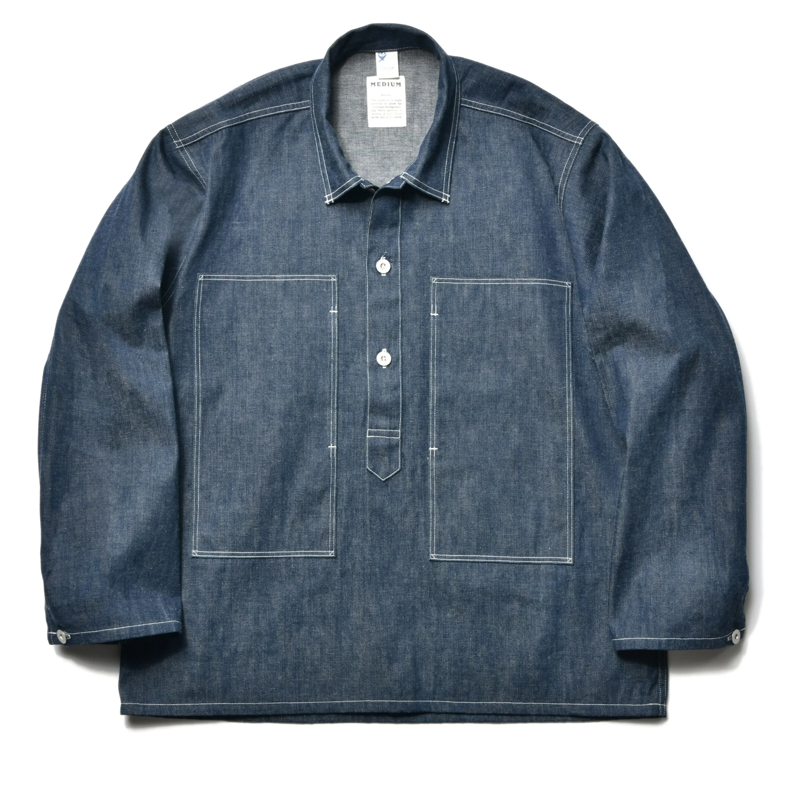 Military-The Real McCoy's Uniform, Work, Blue Denim 141 Indigo