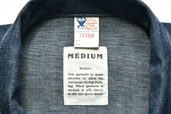 Military-The Real McCoy's Uniform, Work, Blue Denim 141 Indigo