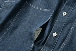Military-The Real McCoy's Uniform, Work, Blue Denim 141 Indigo