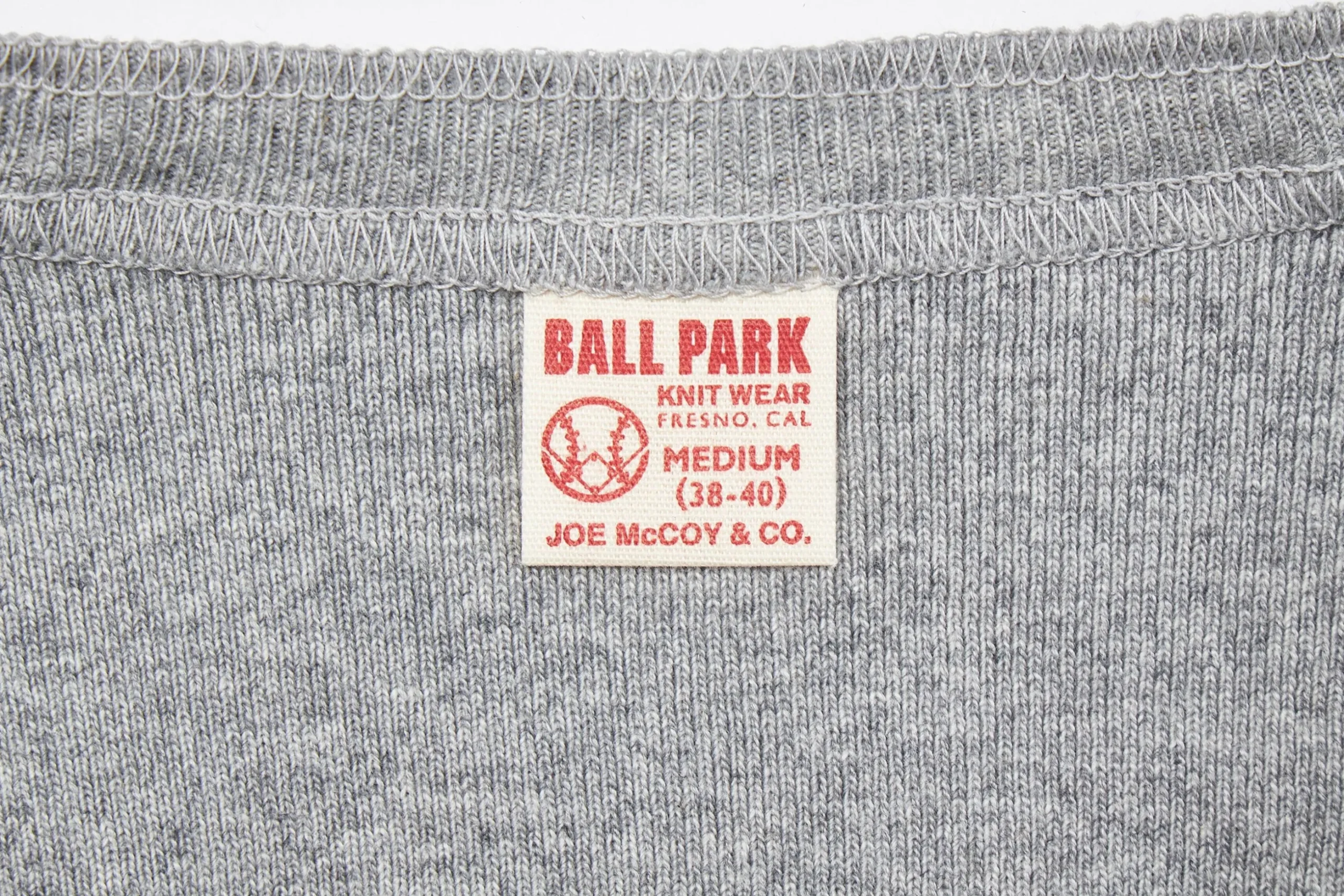 Thermal Shirts-Joe McCoy Union Henley Undershirt L/S Medium Gray