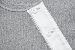Thermal Shirts-Joe McCoy Union Henley Undershirt L/S Medium Gray