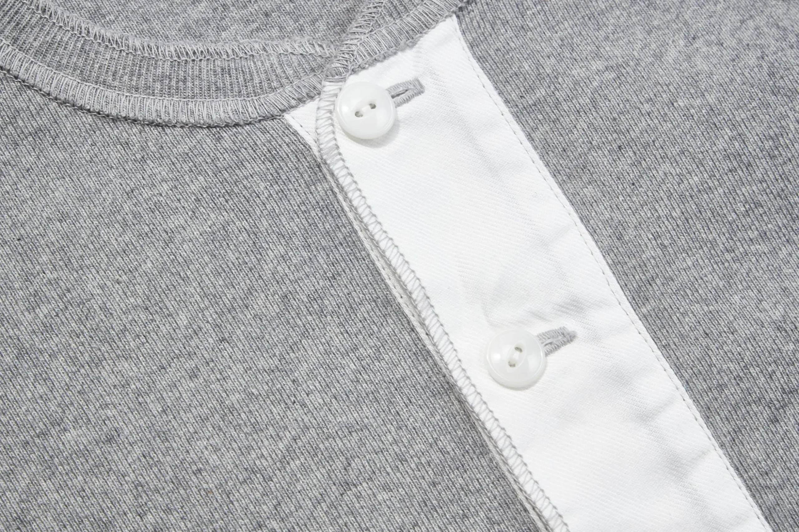 Thermal Shirts-Joe McCoy Union Henley Undershirt L/S Medium Gray