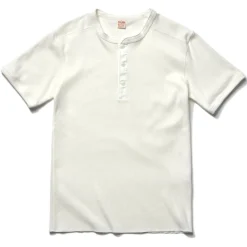 T-Shirts-Joe McCoy Union Henley Undershirt S/S 010 White