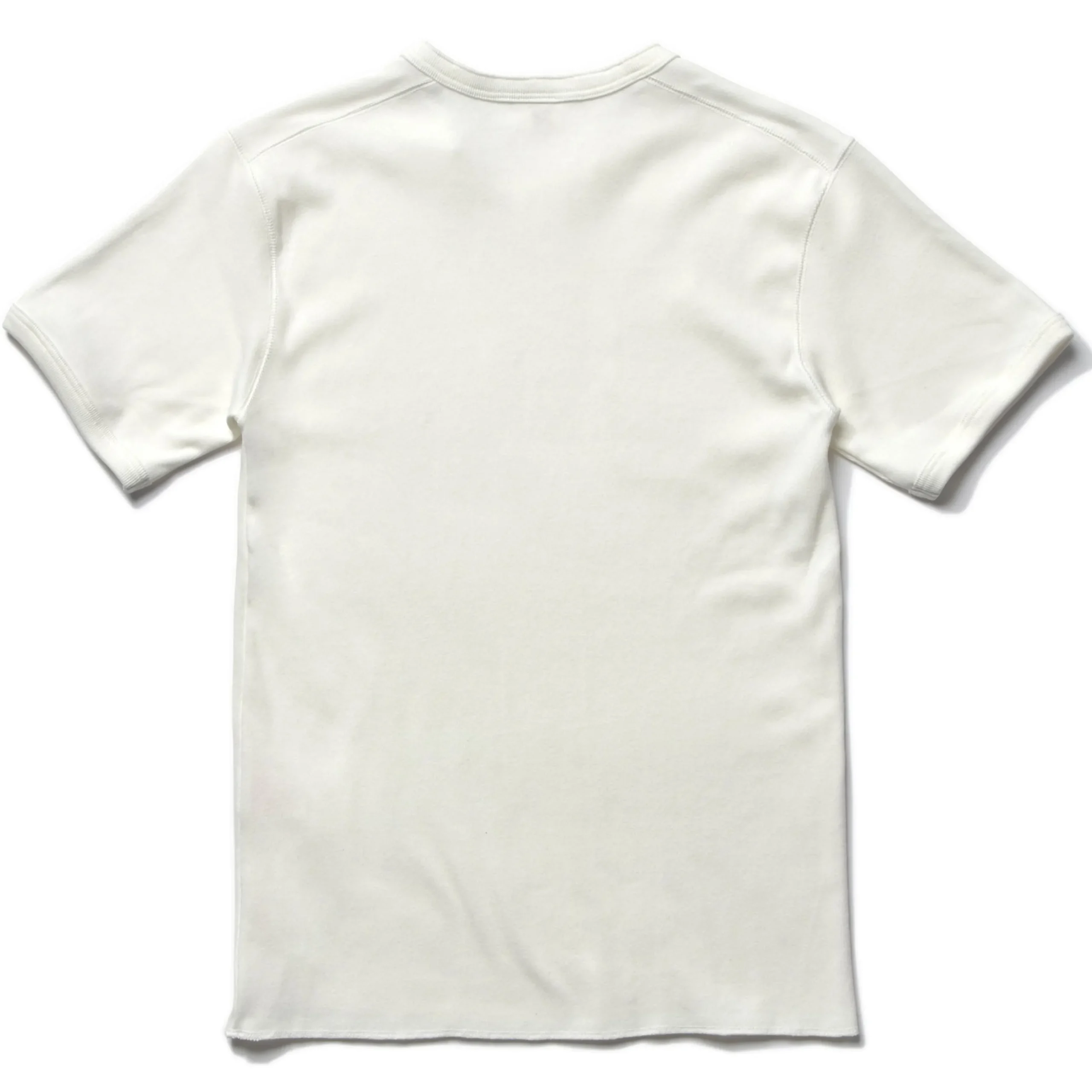 T-Shirts-Joe McCoy Union Henley Undershirt S/S 010 White