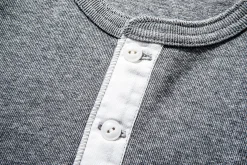 Thermal Shirts-Joe McCoy Union Shirt Long Sleeve Grey