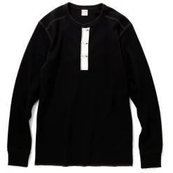 Thermal Shirts-Joe McCoy Union Shirt Long Sleeve Black