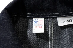Military-The Real McCoy's U.S. Army Denim Utility Overall Indigo