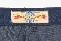 Pants-The Real McCoy's U.S. Navy Denim Dungaree Trousers 141 Indigo