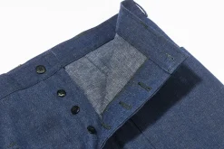 Pants-The Real McCoy's U.S. Navy Denim Dungaree Trousers 141 Indigo