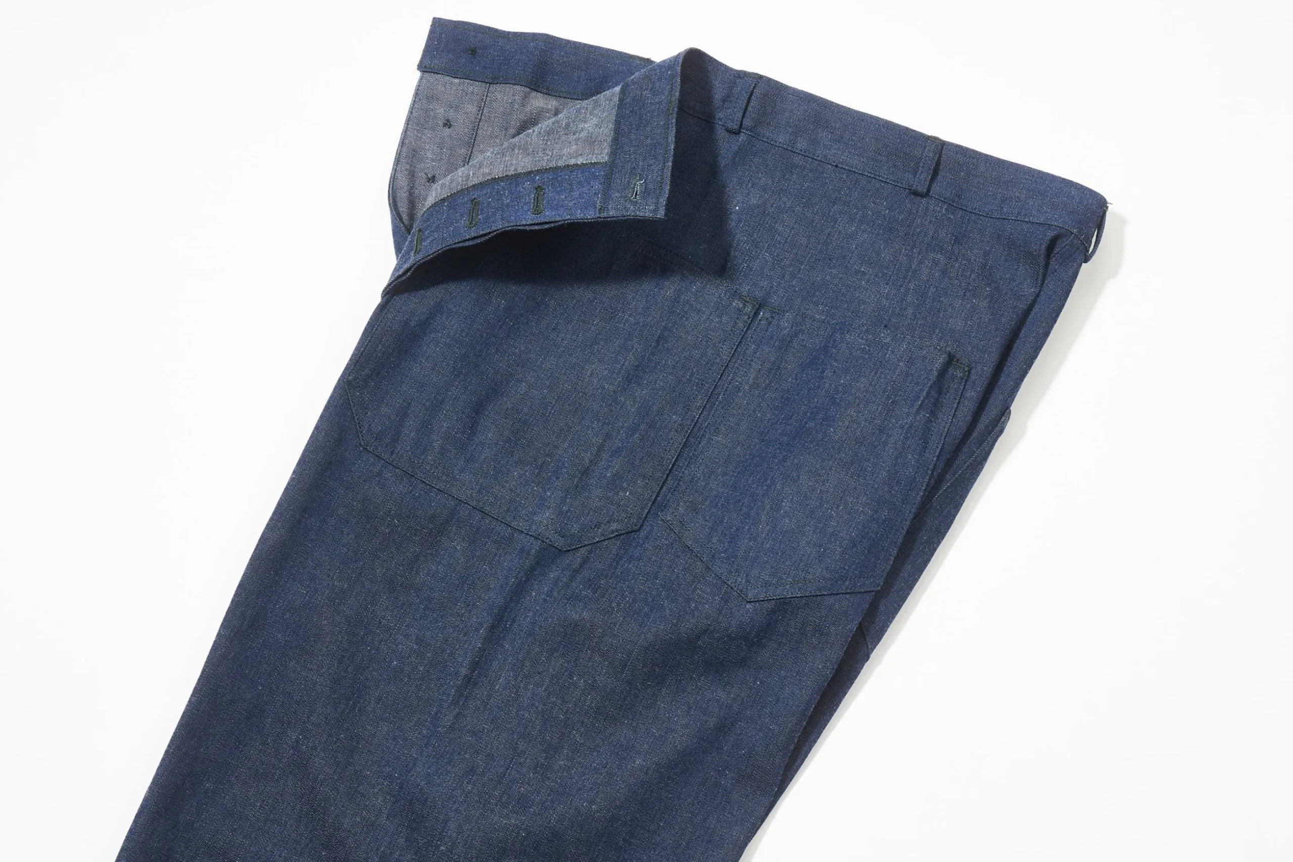 Pants-The Real McCoy's U.S. Navy Denim Dungaree Trousers 141 Indigo