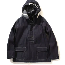 Denim-The Real McCoy's U.S. Navy Denim Parka Indigo