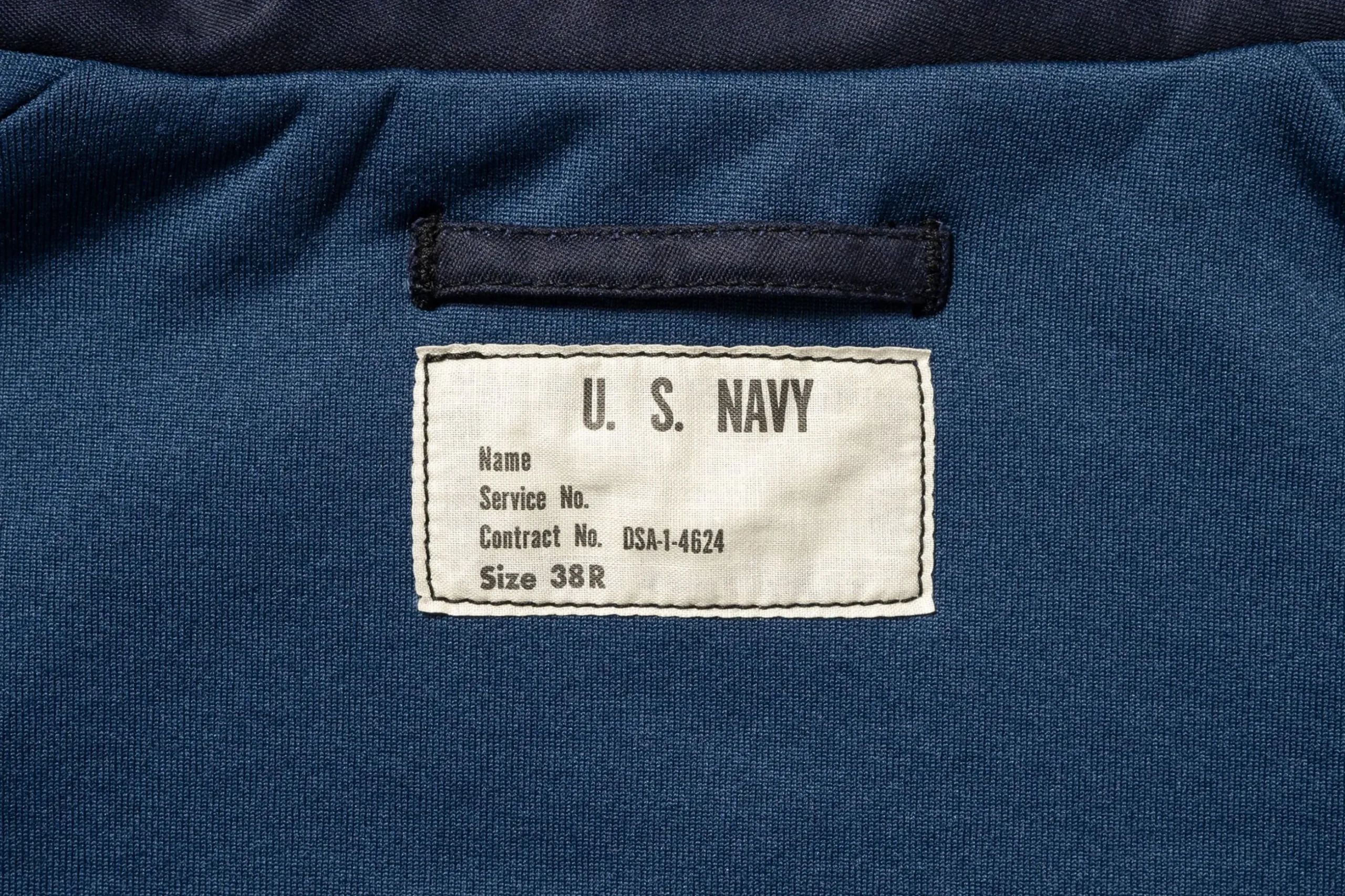 Military-The Real McCoy's U.S. Navy Utility Jacket 140 Navy