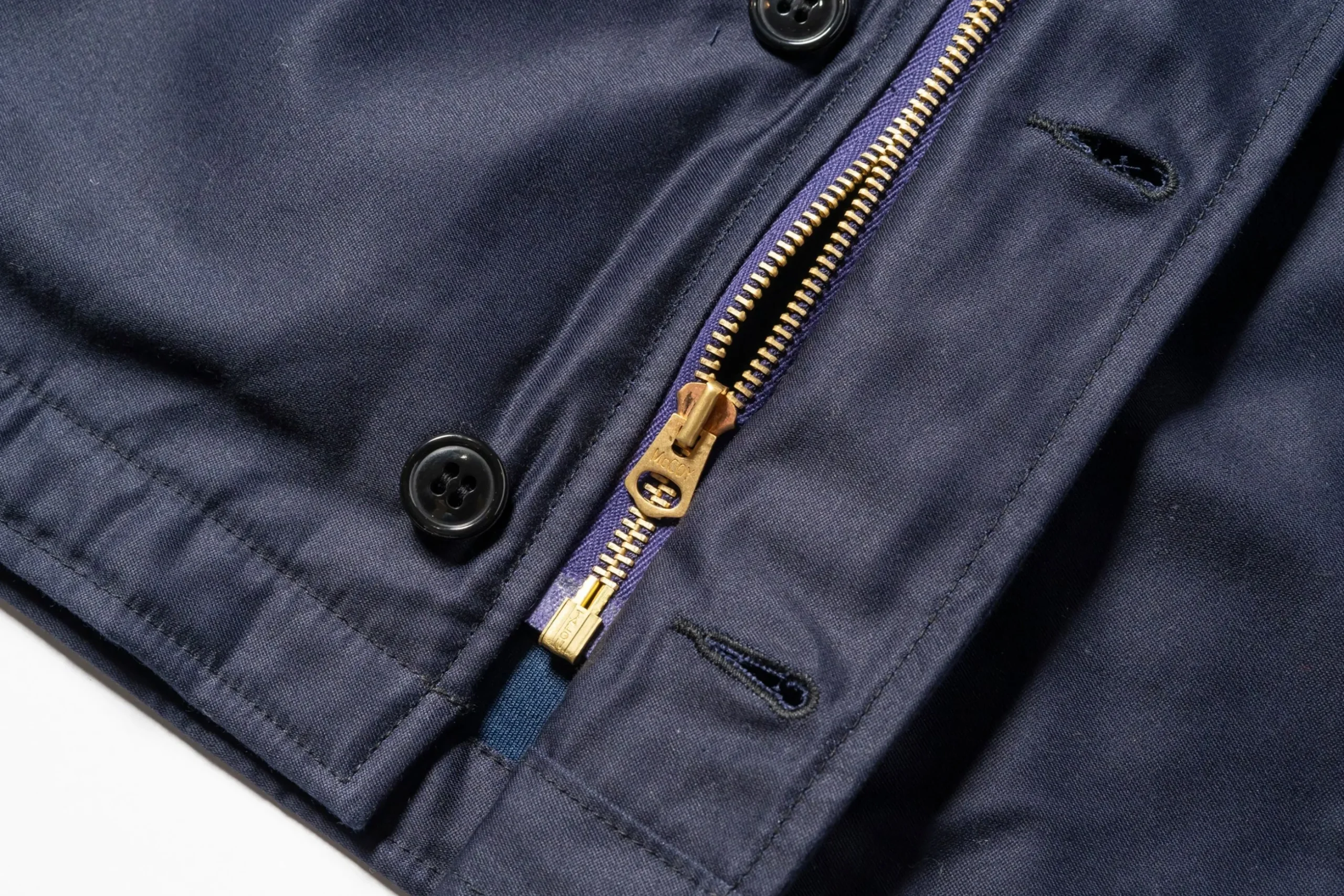 Military-The Real McCoy's U.S. Navy Utility Jacket 140 Navy