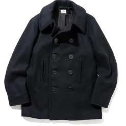 Military-The Real McCoy's U.S. Pea Coat (Wwii) Navy