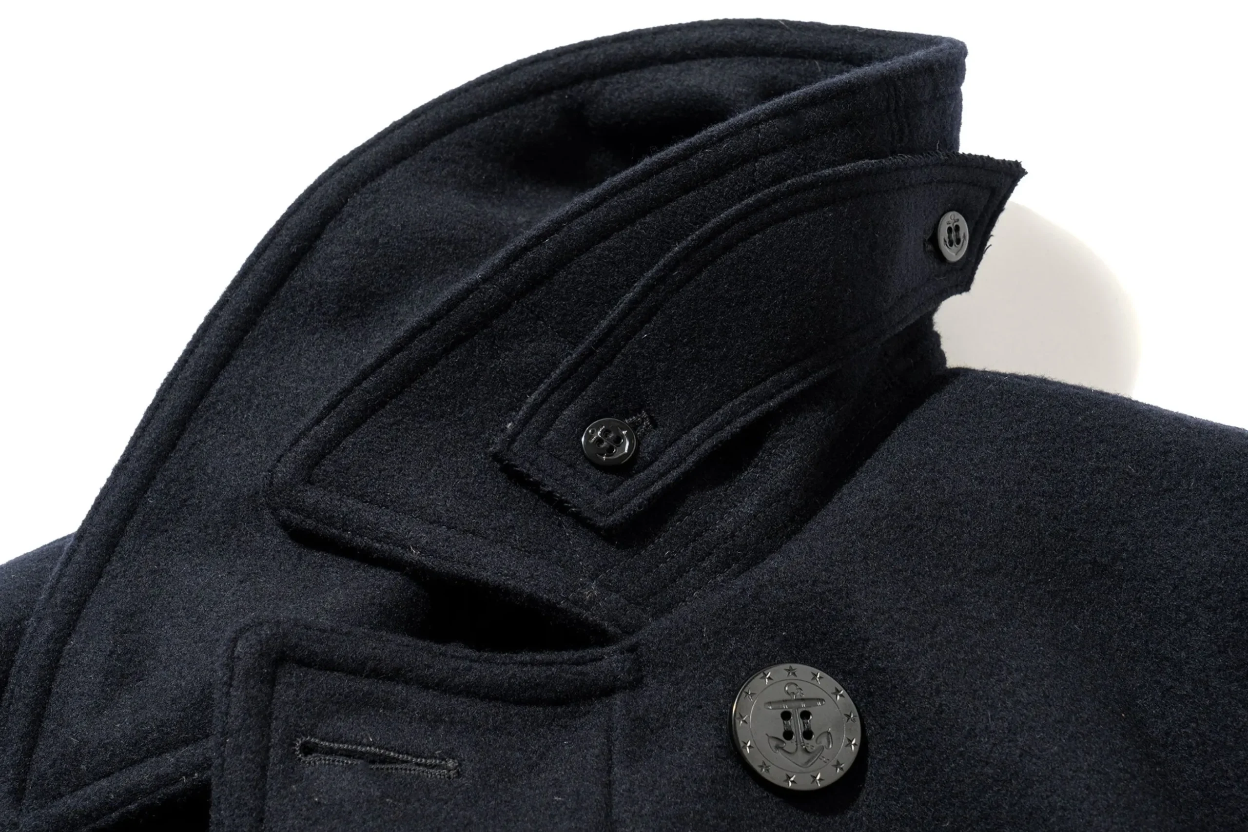 Military-The Real McCoy's U.S. Pea Coat (Wwii) Navy
