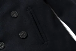 Military-The Real McCoy's U.S. Pea Coat (Wwii) Navy