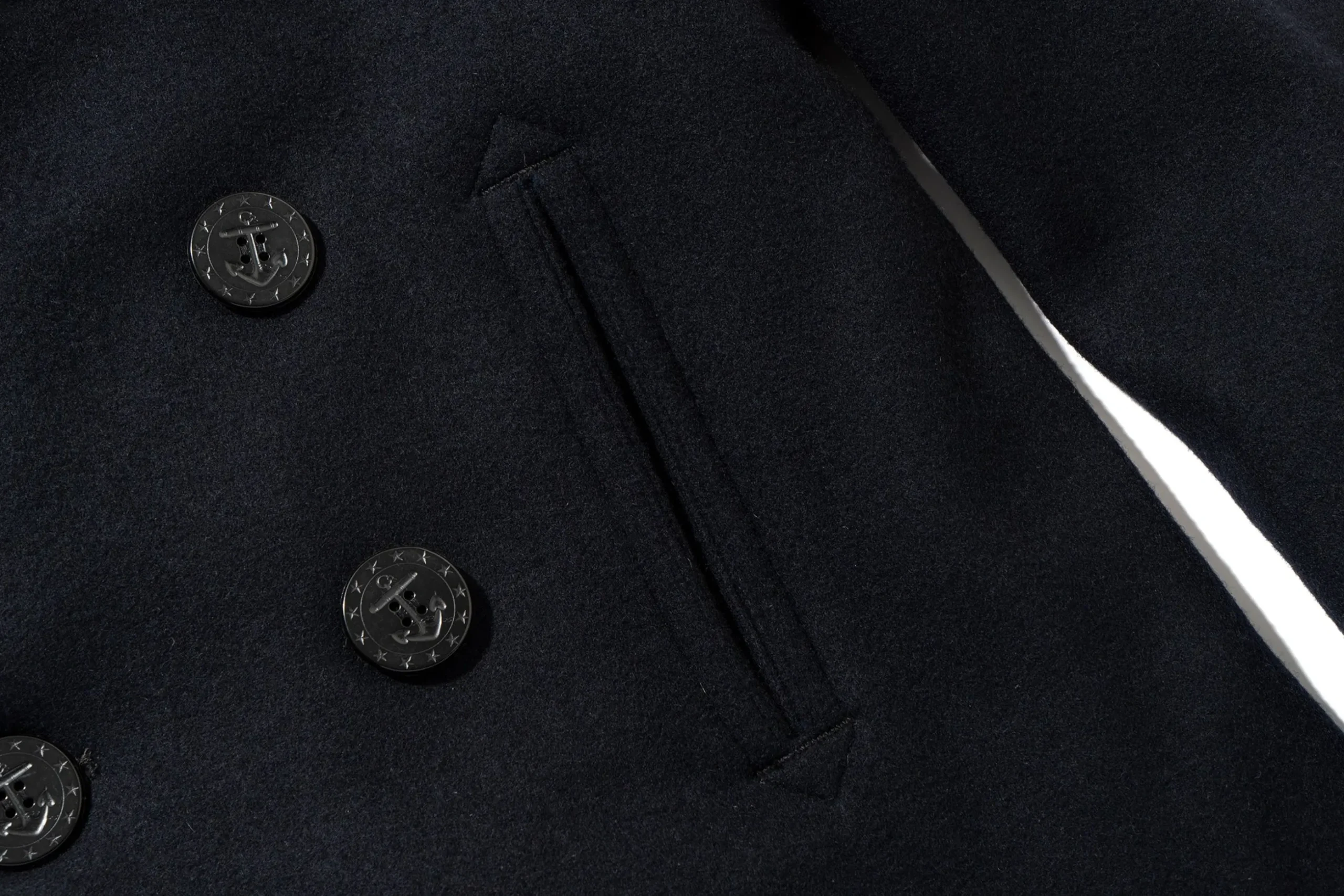 Military-The Real McCoy's U.S. Pea Coat (Wwii) Navy