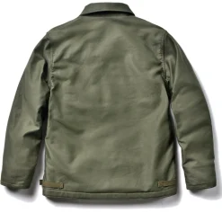 Military-The Real McCoy's U.S.N. A-2 Deck Jacket Real Mccoy Mfg. Olive