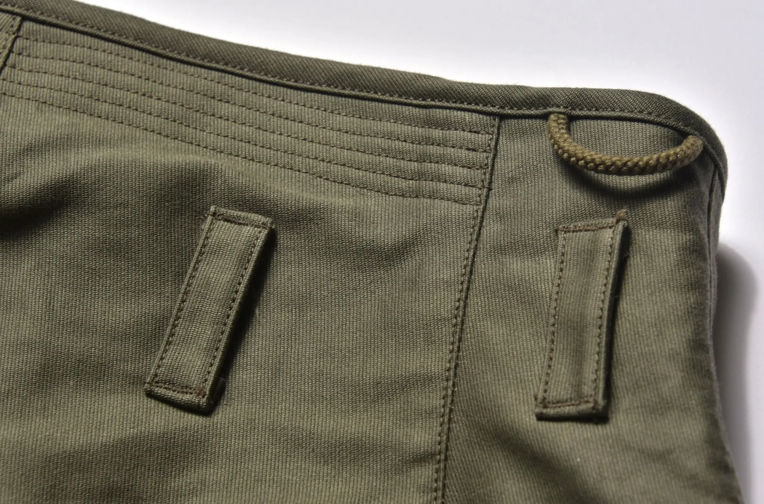 Pants-The Real McCoy's U.S.N. A-2 Deck Trousers Olive