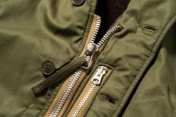 Military-The Real McCoy's Usn Al-1 Flight Jacket Olive