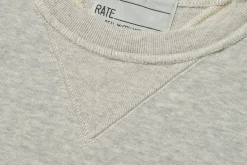Sweatshirts-The Real McCoy's Usn Crewneck Sweatshirt 022 Snow Gray
