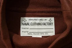 Thermal Shirts-The Real McCoy's U.S.N. Flight Deck Jersey Brown