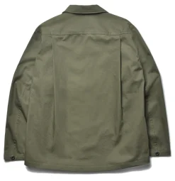 Military-The Real McCoy's U.S.N. Jackets Herringbone Twill 150 Olive