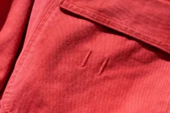 Recreation-The Real McCoy's Usn Salvage Smock Parka (Over-Dyed) Red
