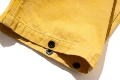 Pants-The Real McCoy's Usn Salvage Trousers (Over-Dyed) Yellow
