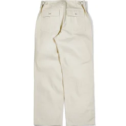 Pants-Joe McCoy Utility Trousers / White Hbt 012 Ecru