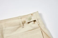 Pants-Joe McCoy Utility Trousers / White Hbt 012 Ecru