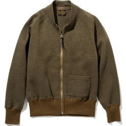 Knitwear-The Real McCoy's Vest,Flying Winter, Type C-2 160 Olive