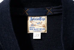 Knitwear-The Real McCoy's Vest,Flying Winter, Type C-2 140 Navy