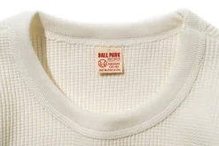 Thermal Shirts-Joe McCoy Waffle Thermal Shirts Long Sleeve 010 White