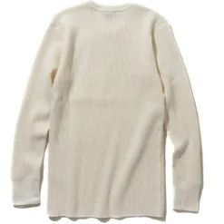 Thermal Shirts-Joe McCoy Waffle Thermal Shirts Long Sleeve 010 White