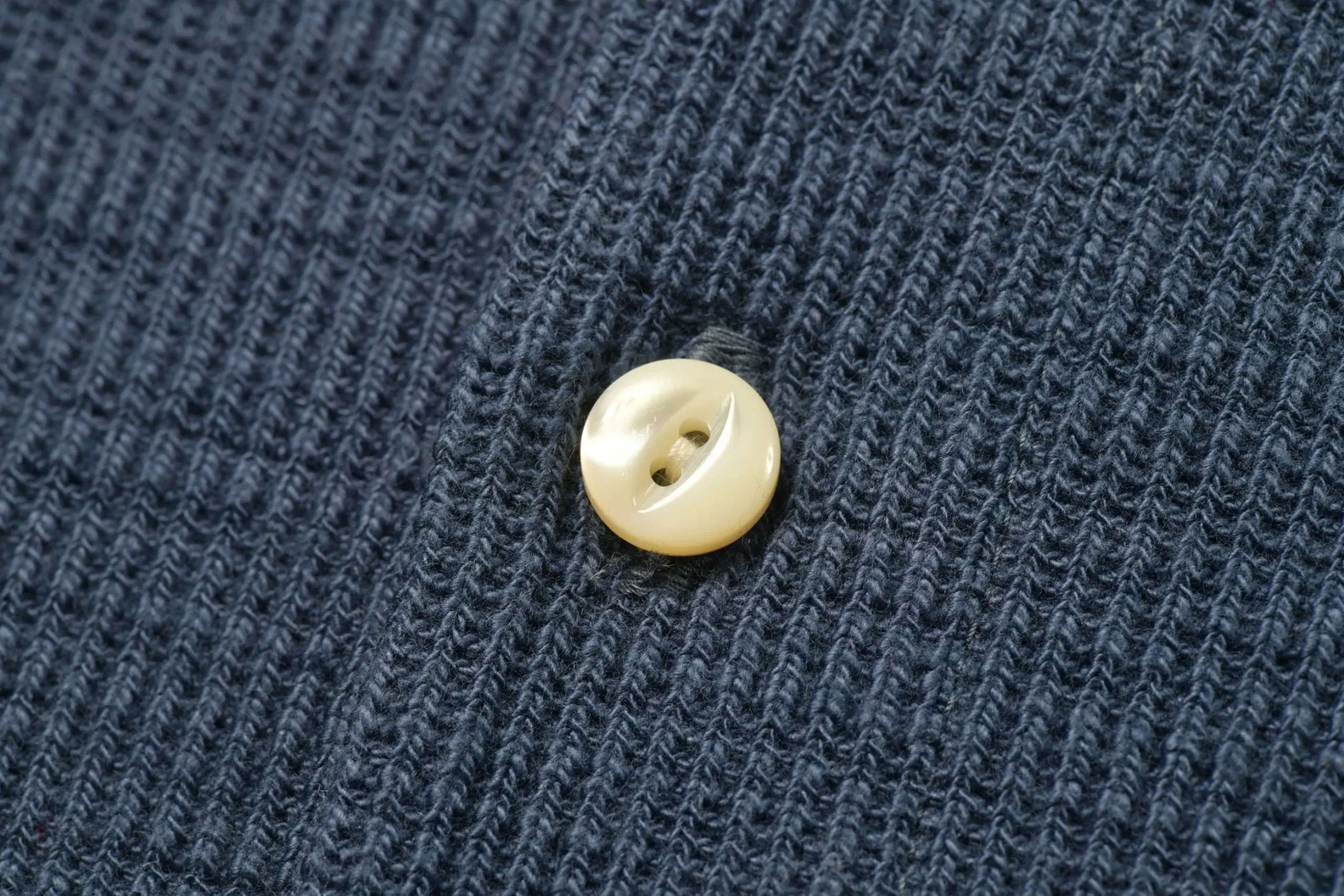 Thermal Shirts-Joe McCoy Western Cardigan Stitch Henley Shirt 125 Cobalt